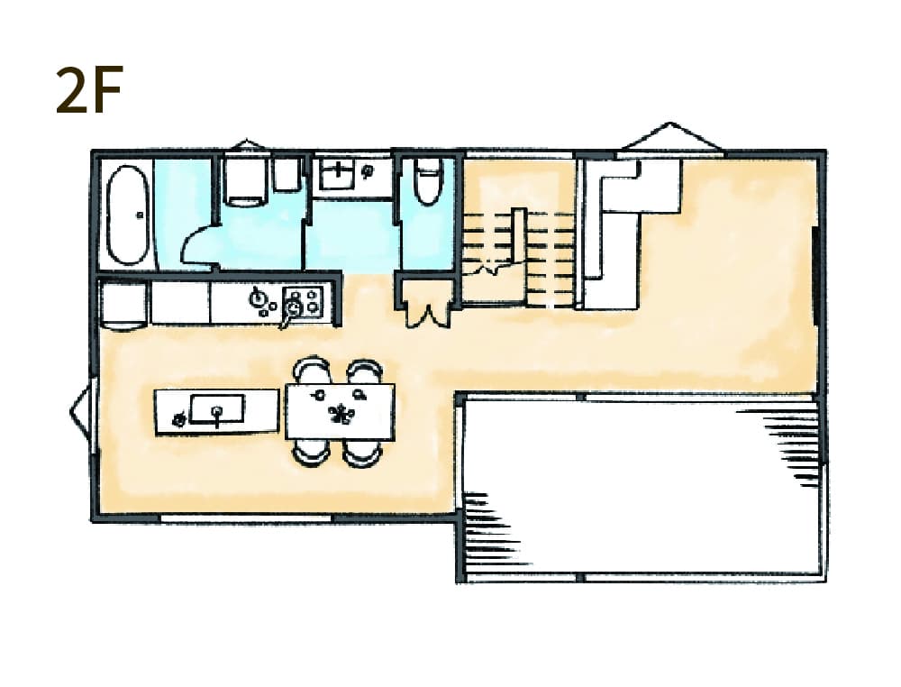 2F 間取り図